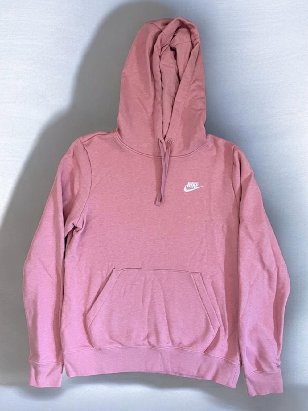Nike Pink Hoodie with White Swoosh